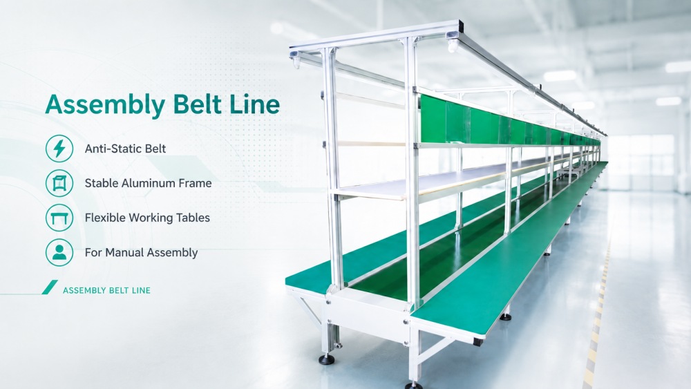 Assembly Belt Line Linea di cintura di assemblaggio