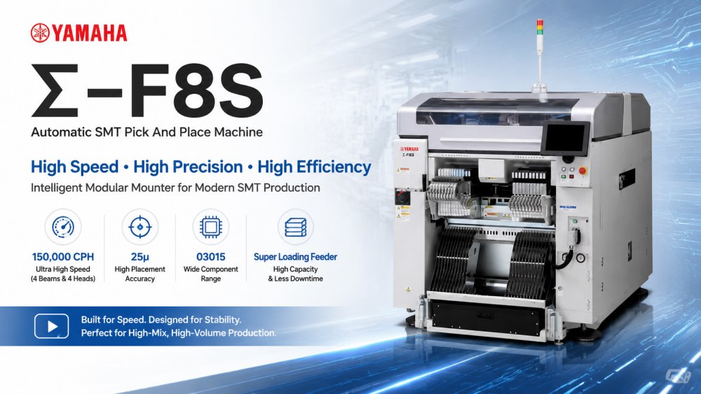 Yamaha Σ-F8S Pick and Place Machine Macchina pick and place Yamaha Σ-F8S