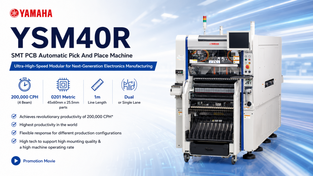 Yamaha Yamaha SMT PCB Automatic Pick And Place Machine Yamaha Yamaha SMT PCB Macchina Pick And Place automatica