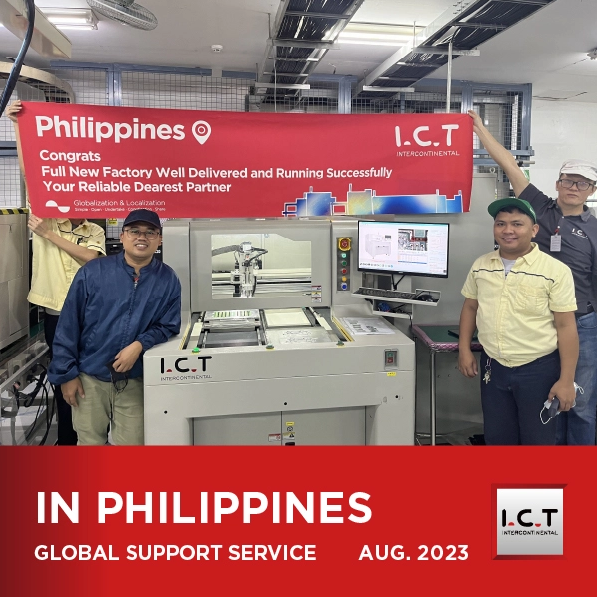 I.C.T Assistenza tecnica per PCBA router a un produttore di prodotti elettronici di consumo nelle Filippine
