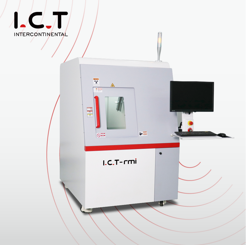 Scopri la versatile macchina a raggi X I.C.T X-7200 per la soluzione di ispezione SMT