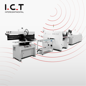 I.C.T |Linea di produzione semi-automatica economica di alta qualità SMT LED