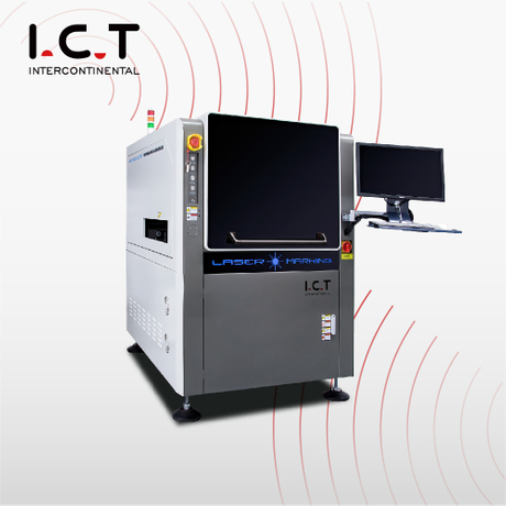 I.C.T-510 |Macchina per la stampa di etichette laser 3D Macchina per marcatura laser a colori verde