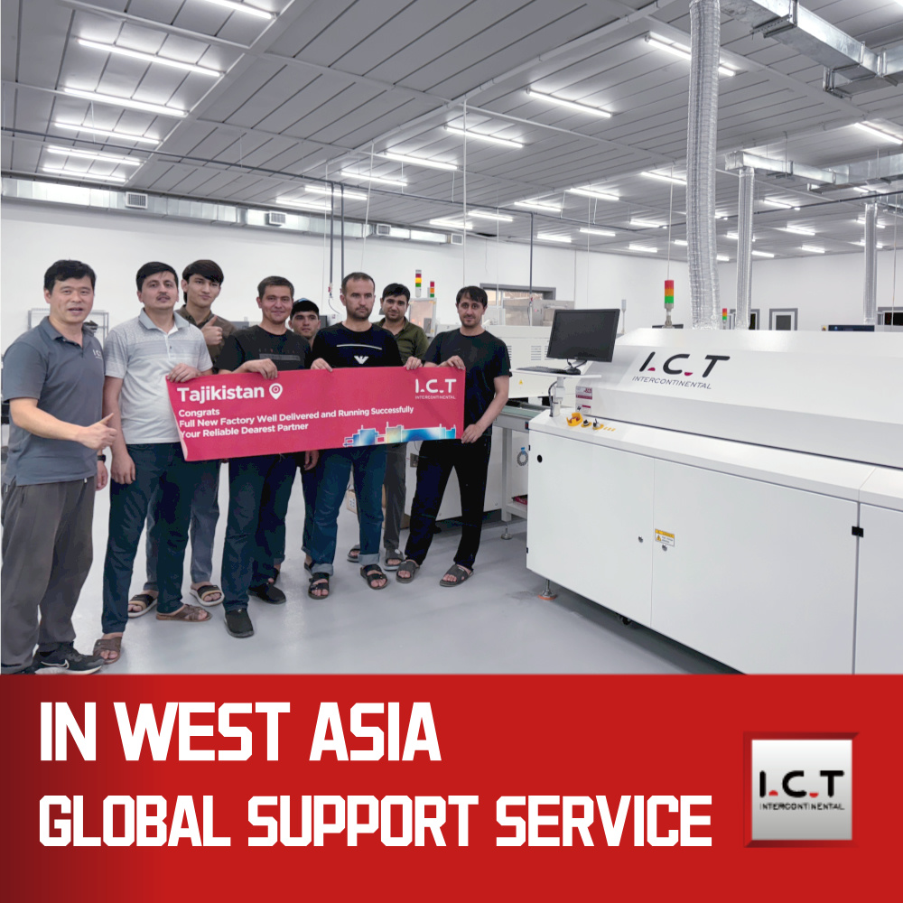 I.C.T | ETA SMT LED Speciale macchina con forno di rifusione per profilatrice termica sotto vuoto