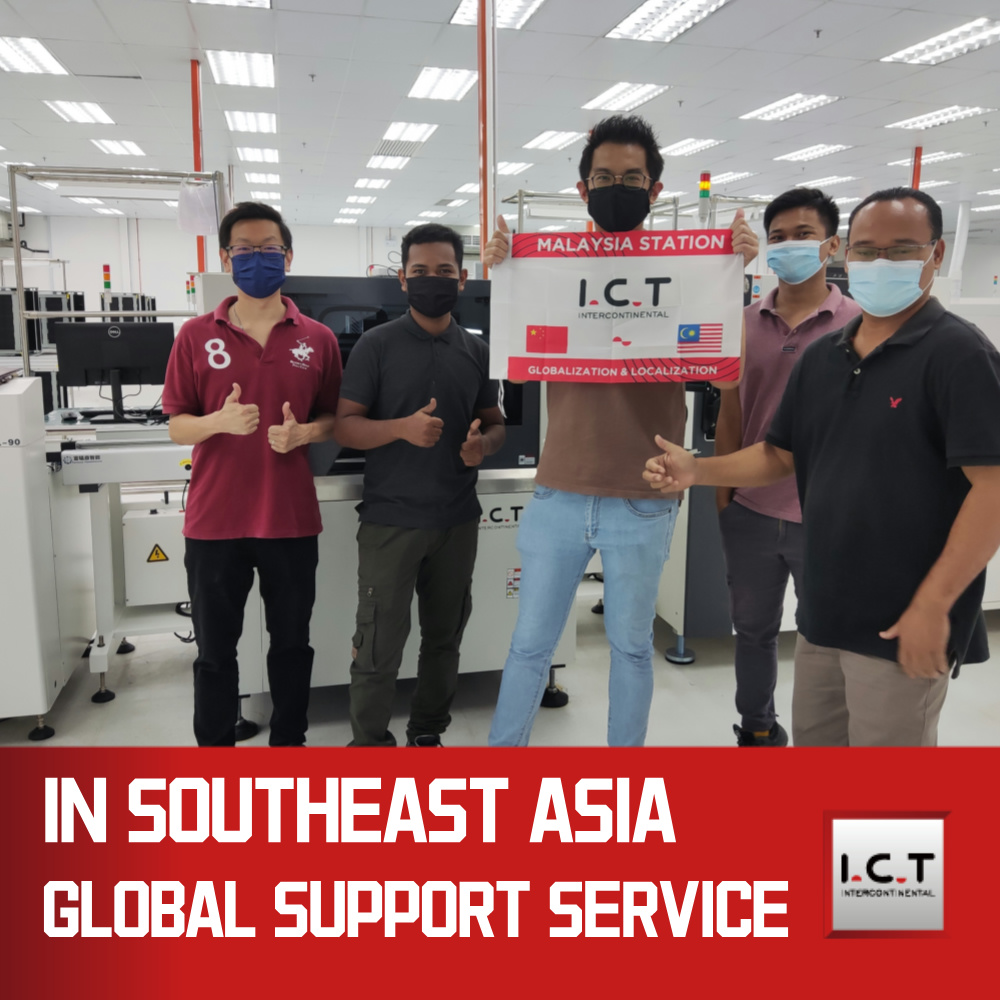 I.C.T | SMT Macchina semiautomatica per stampa stencil Sp 400v