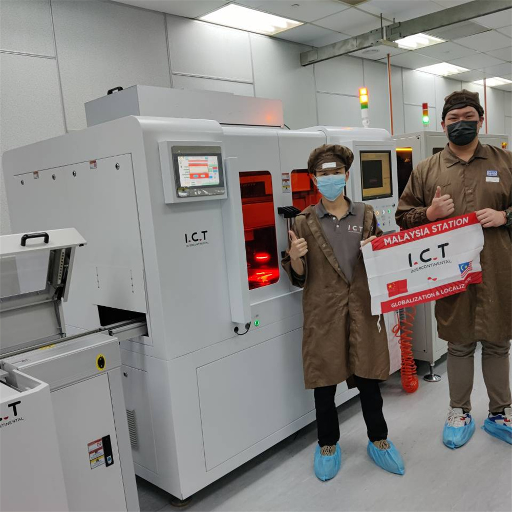 I.C.T | Sistema automatico di selezione del substrato PCB Macchina da taglio laser