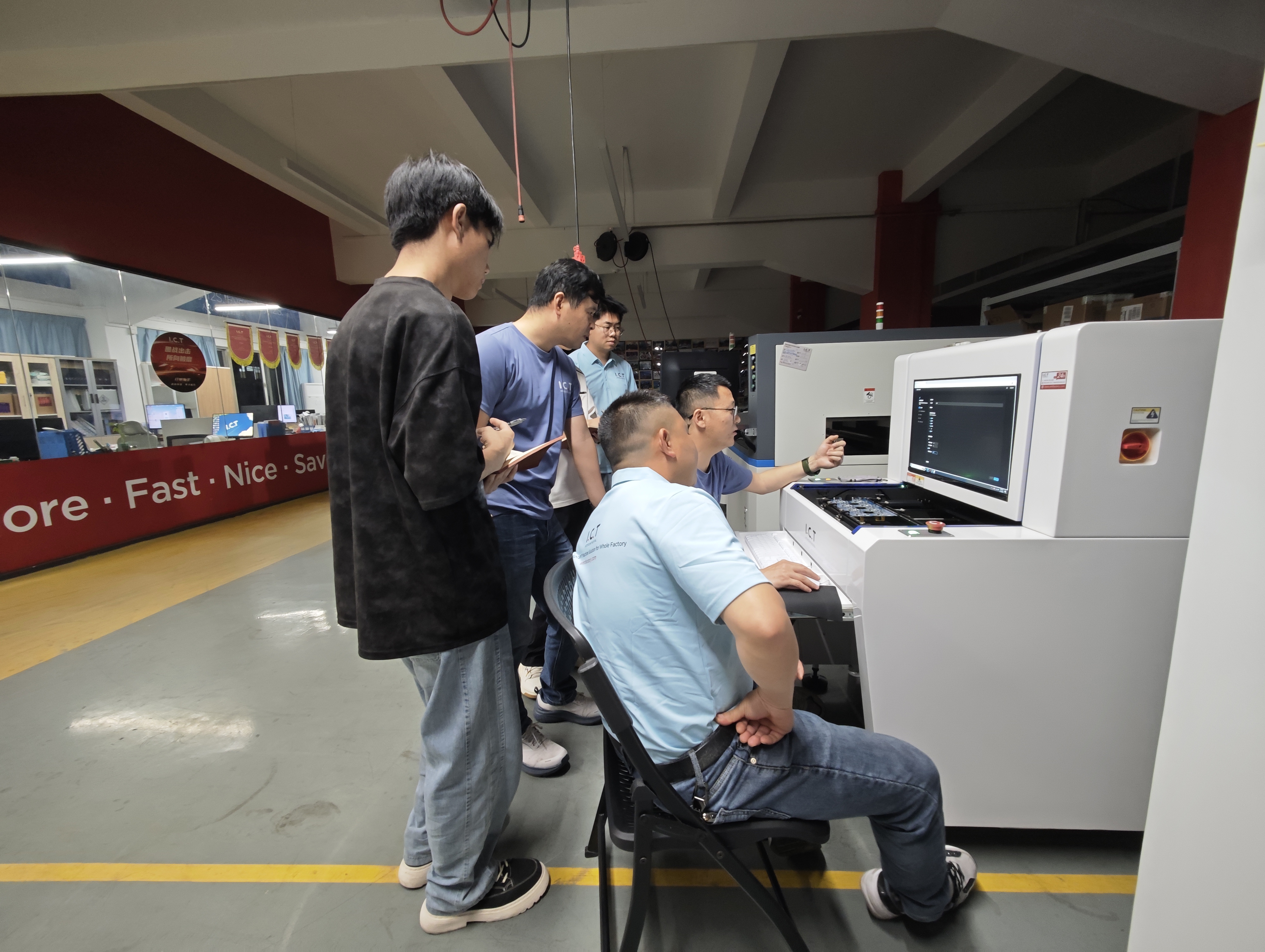 Formazione offline AOI sul sistema I.C.T-V8