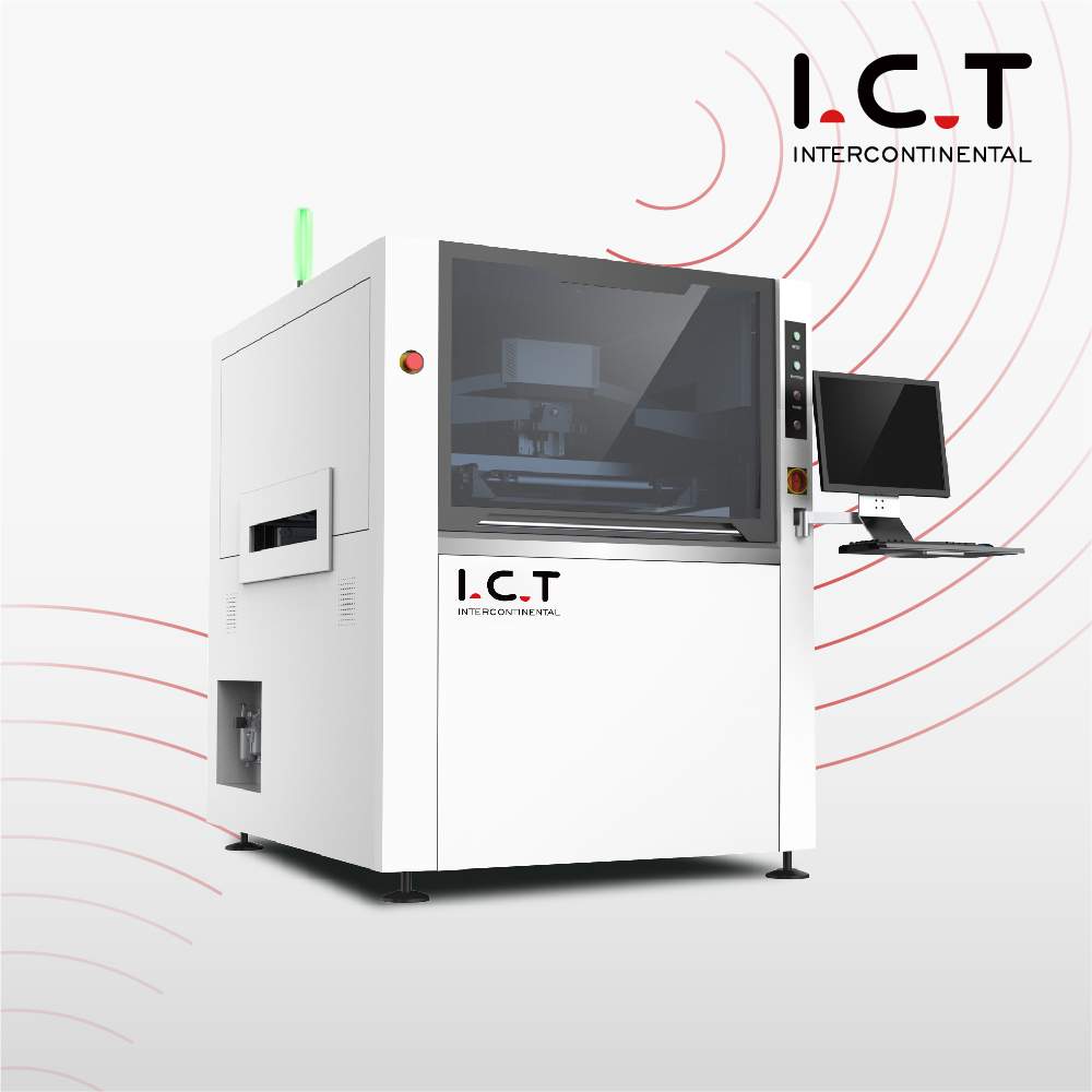 Completamente automatico online SMT LED Cornice per schermo Stampante per pasta saldante Modello di fascia alta I.C.T-6534