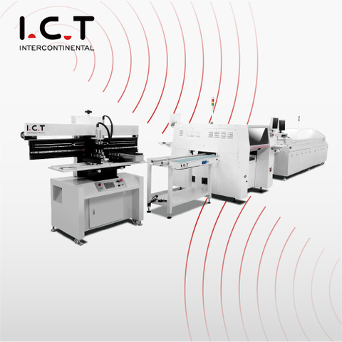 I.C.T |Tutta la macchina della linea completa di produzione SMT PCB