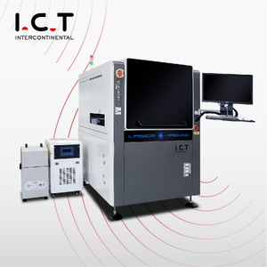 I.C.T |PCB Macchina per la produzione laser in linea SMT con messa a fuoco automatica 
