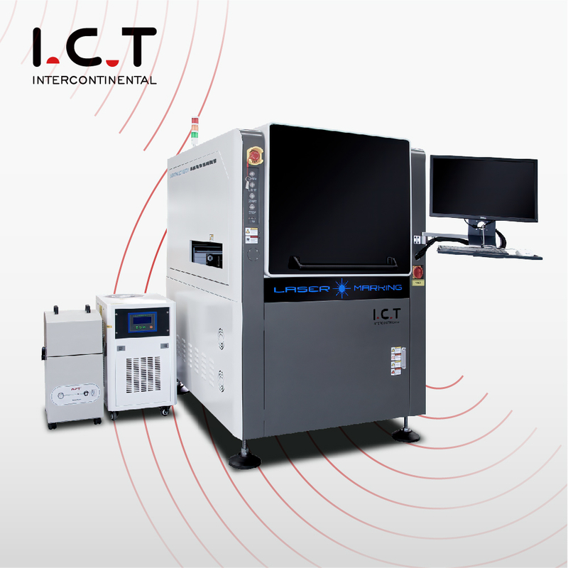 I.C.T |Macchina da stampa laser per scatola di cartone con prezzo laser automatico 3D e numero di lotto