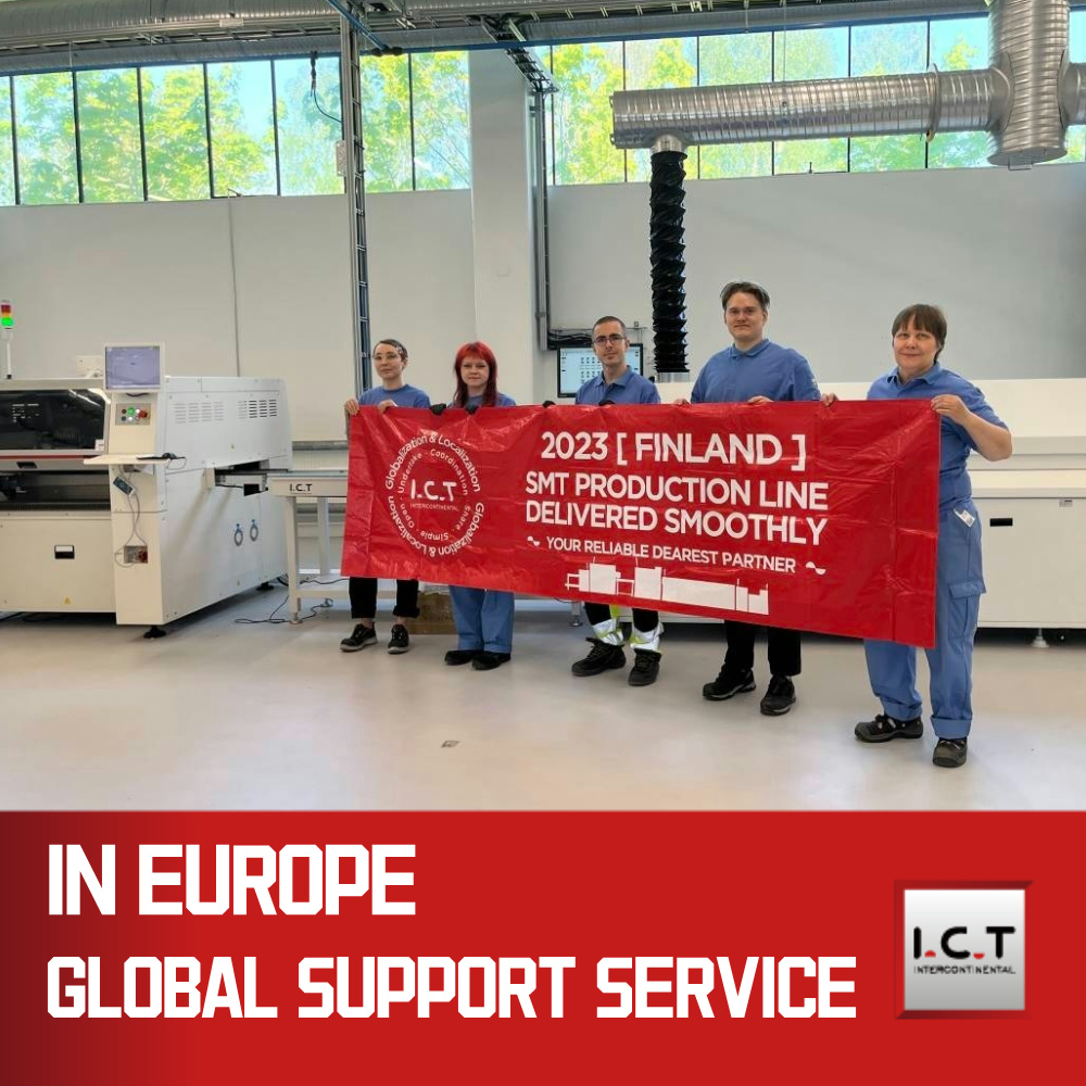 I.C.T | SMT stampino Macchina da stampa manuale con schermo semiautomatico per pasta saldante