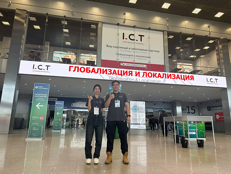 I.C.T Team a ExpoElectronica in Russia