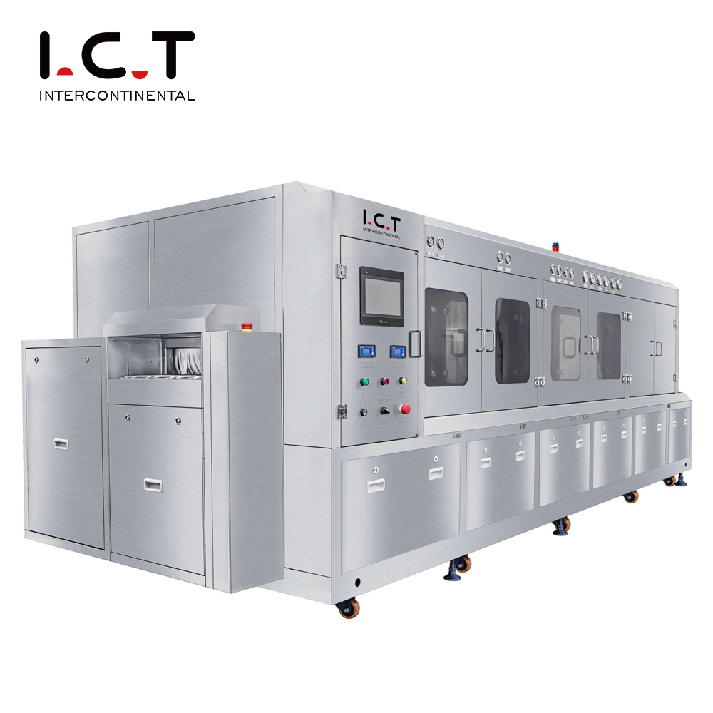 I.C.T-6300 |SMT Macchina automatica per la pulizia PCBA in linea 