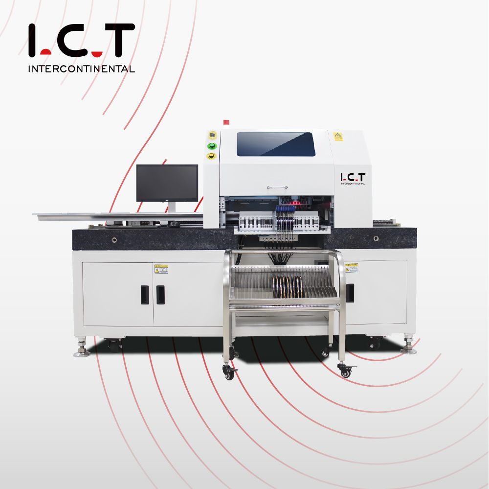 TIC |ETA SMD Pick and Place Machine Vision DIP Condensatore SMT Vacuum PCB Assembly Machinery