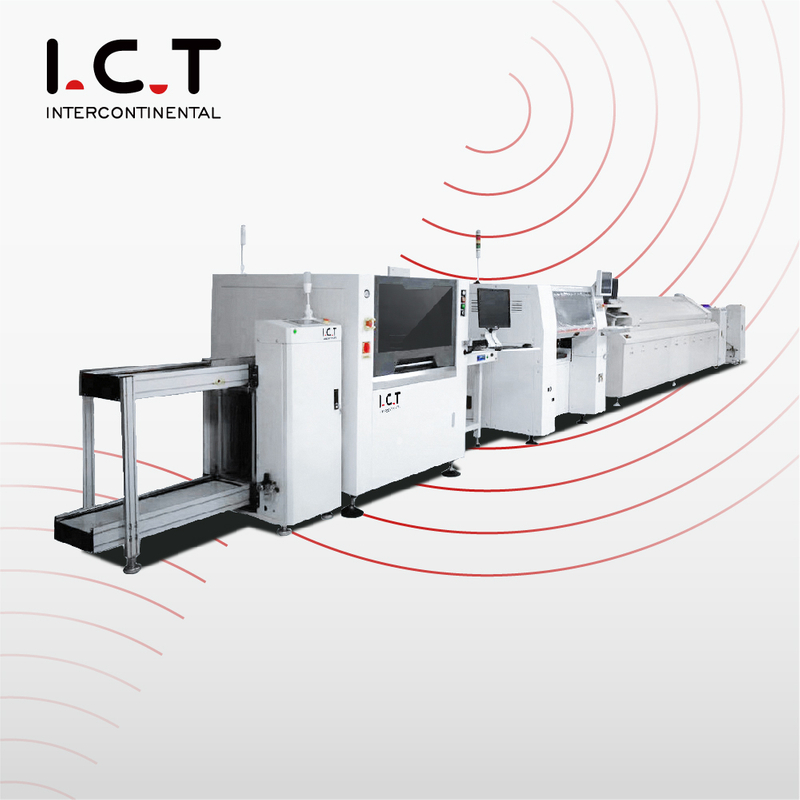 I.C.T |Linea di assemblaggio della macchina per la produzione di bulbi completamente automatica LED
