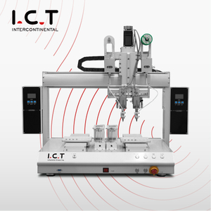I.C.T |Giocattolo PCB robot cartesiano automatico per saldatura a punti a led Batteria per macchina