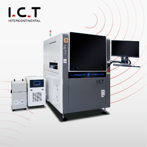 I.C.T |Macchina per marcatura laser a fibra divisa Toplus Da 30w o 40w Per pelle
