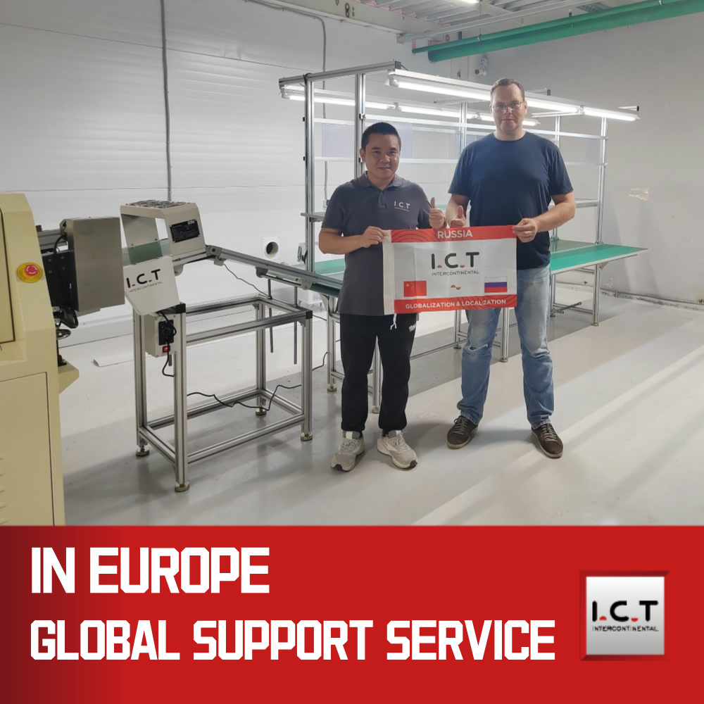 I.C.T | Saldatrice ad onda senza piombo a doppia piattaforma per Iphone