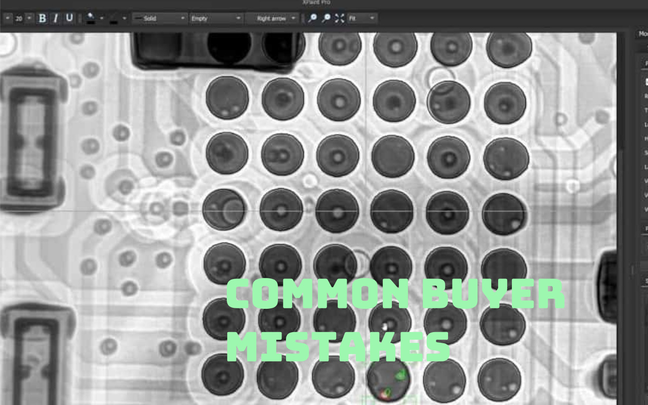 8. Common Mistakes Buyers Make When Choosing a PCBA X-Ray System 8. Errori comuni commessi dagli acquirenti quando scelgono un sistema a raggi X PCBA