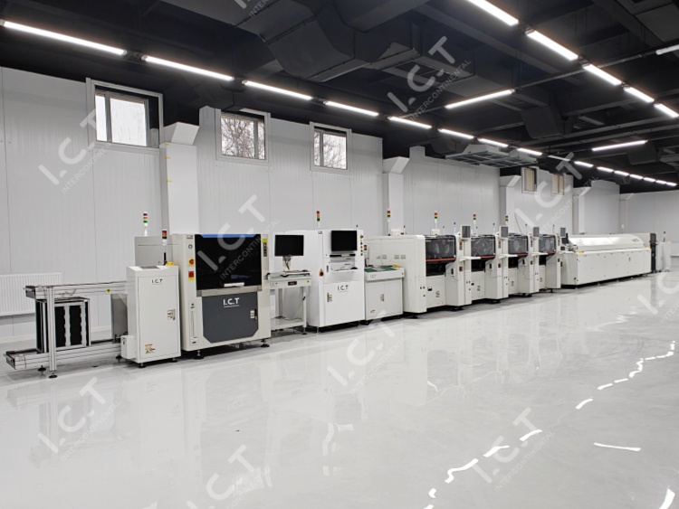 I.C.T SMT Linea di produzione in Uzbekistan