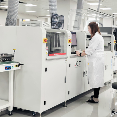 I.C.T-SS430 | Saldatrice ad onda selettiva DIP