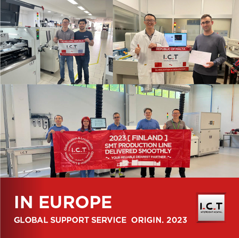 I.C.T | Distributore automatico di colla SMT per PCB