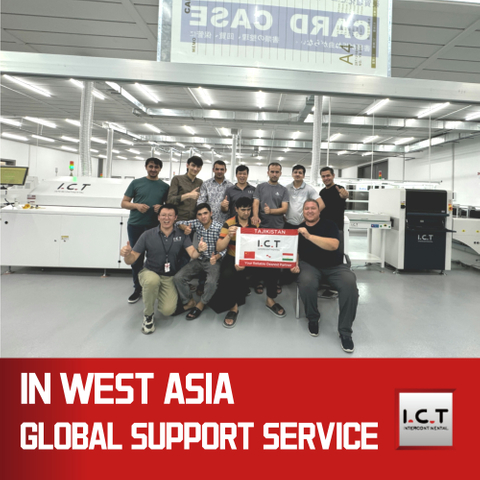 I.C.T | Collegamento del sistema di raffreddamento della macchina smt Trasportatore SMT