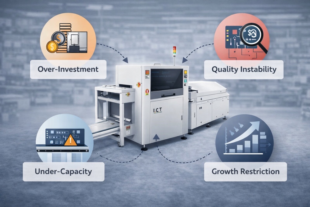 SMT fabbrica o linea di produzione