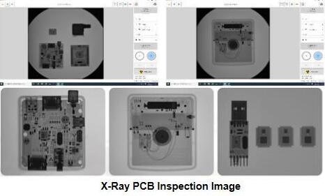 Funzione di test dei raggi X PCB