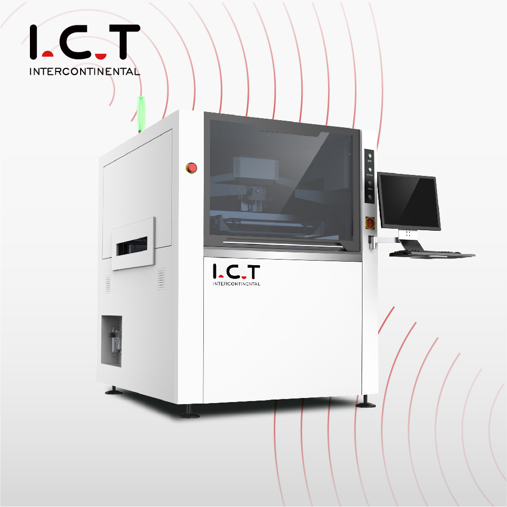 I.C.T |SMT Macchina serigrafica completamente automatica PCB stampino Stampante |I.C.T-5134