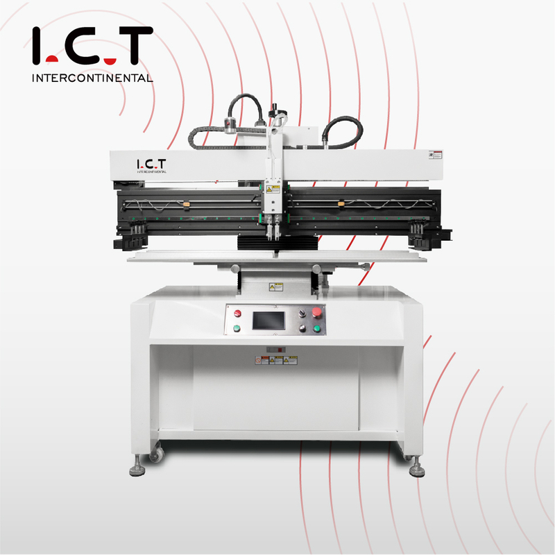 P12 ICT Semi Automatica stampino Stampante SMT PCB Macchina da stampa semiautomatica per incollaggio