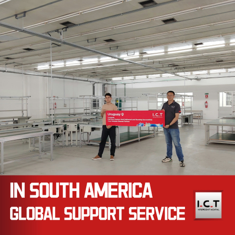 I.C.T | Inserimento Manuale Dip PCB Linea di assemblaggio