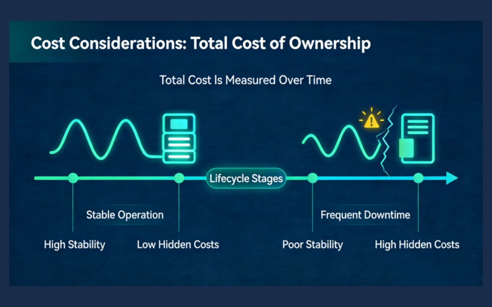 Il costo totale viene misurato nel tempo