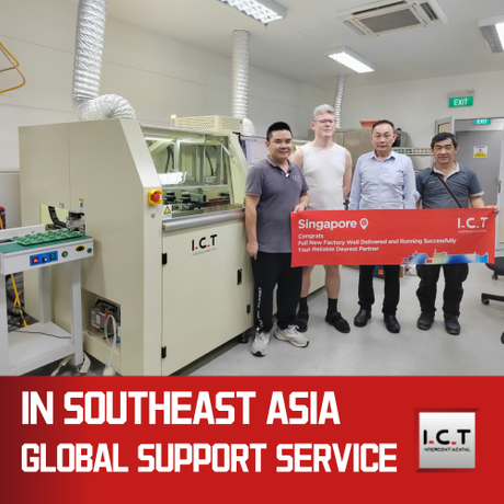 I.C.T-SS530 | Machine di saldatura ad onda selettiva in linea