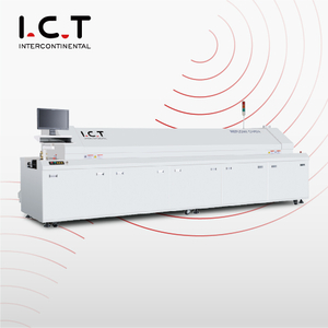 I.C.T-L12 |Forno per saldatura a riflusso personalizzato a 12 zone LED Forno a riflusso di azoto