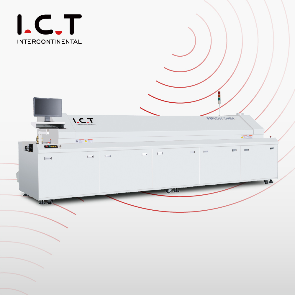TIC |Forno per saldatura a rifusione di alta qualità a 7 livelli Forno per rifusione del circuito del forno per circuiti stampati