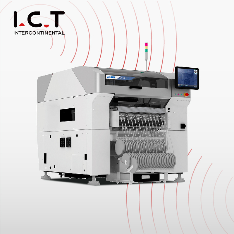I.C.T |JUKI SMD IC Pick and Place Machine 10 teste PCBA Pick & Place linea macchina di assemblaggio