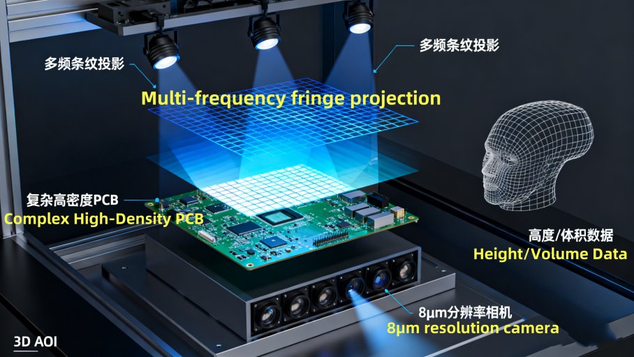 Diagramma schematico dell'imaging a luce strutturata 3D