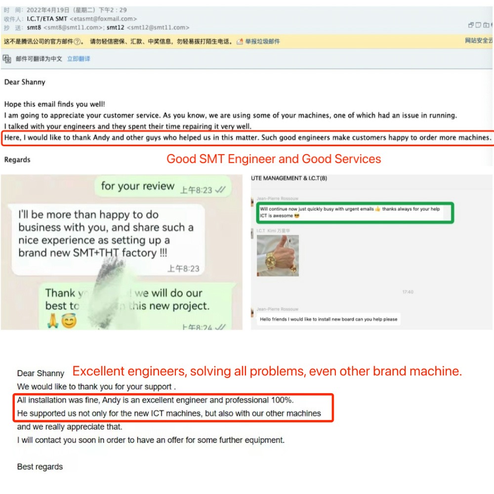 I.C.T | PCB SMD SMT stampante per stencil Macchina serigrafica da 1,2 metri