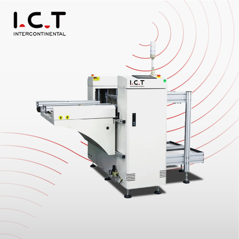 Scaricatore I.C.T automatico SMT a doppia rotaia PCB