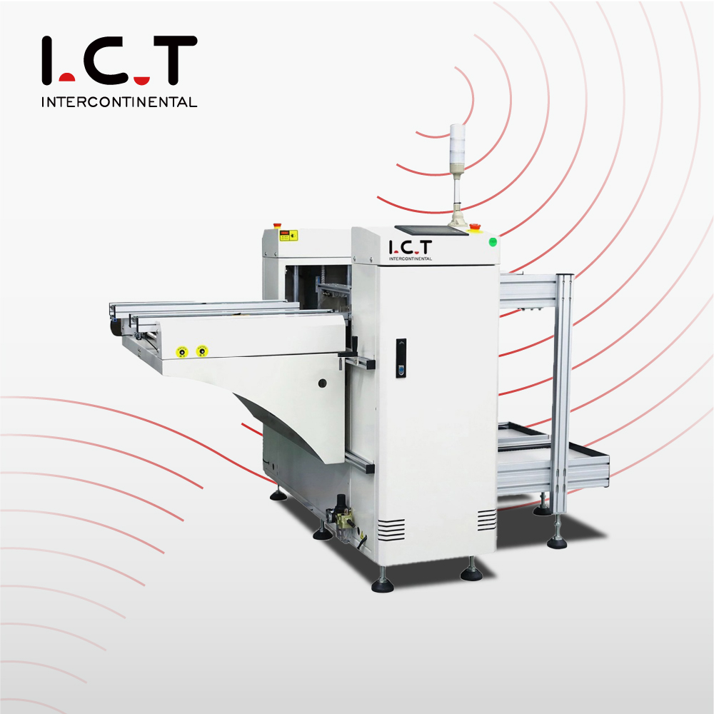 Scaricatore I.C.T automatico SMT a doppia rotaia PCB