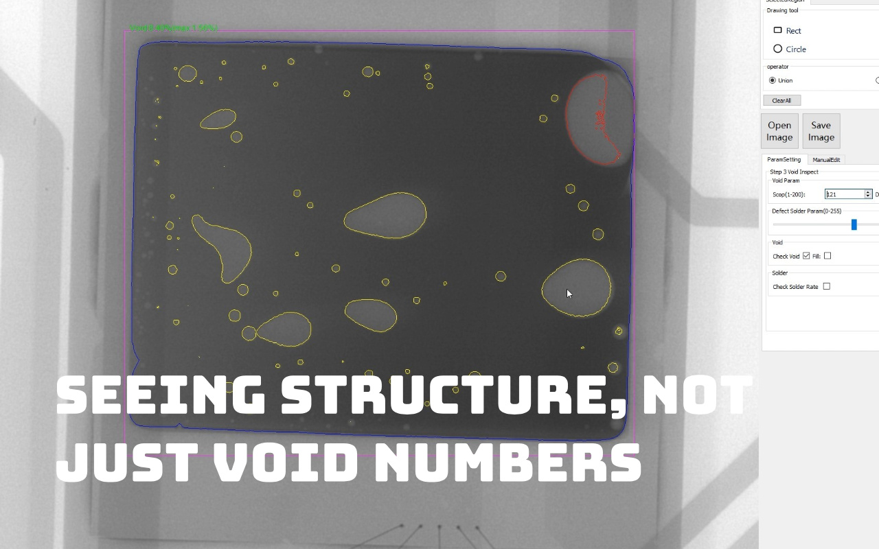 2. Cosa rivela realmente la radiografia sui BGA vuoti