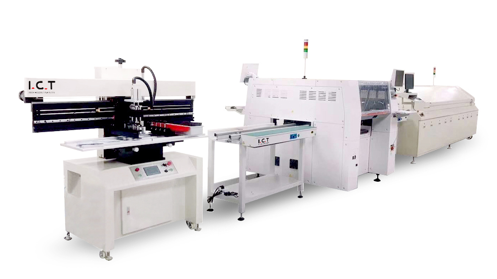 Linea di produzione smt semiautomatica