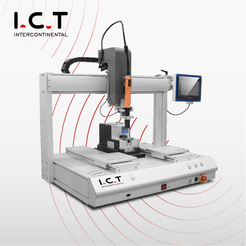 I.C.T |Macchina con braccio robotico bloccato con fissaggio automatico a vite