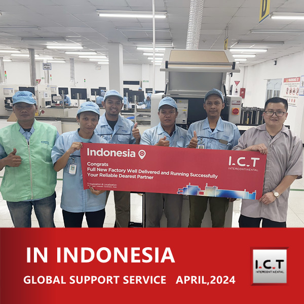 I.C.T Supporto tecnico globale per il produttore EMS in Indonesia