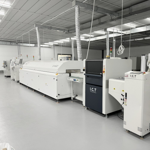 I.C.T | Linea SMT completamente automatica per la produzione STB