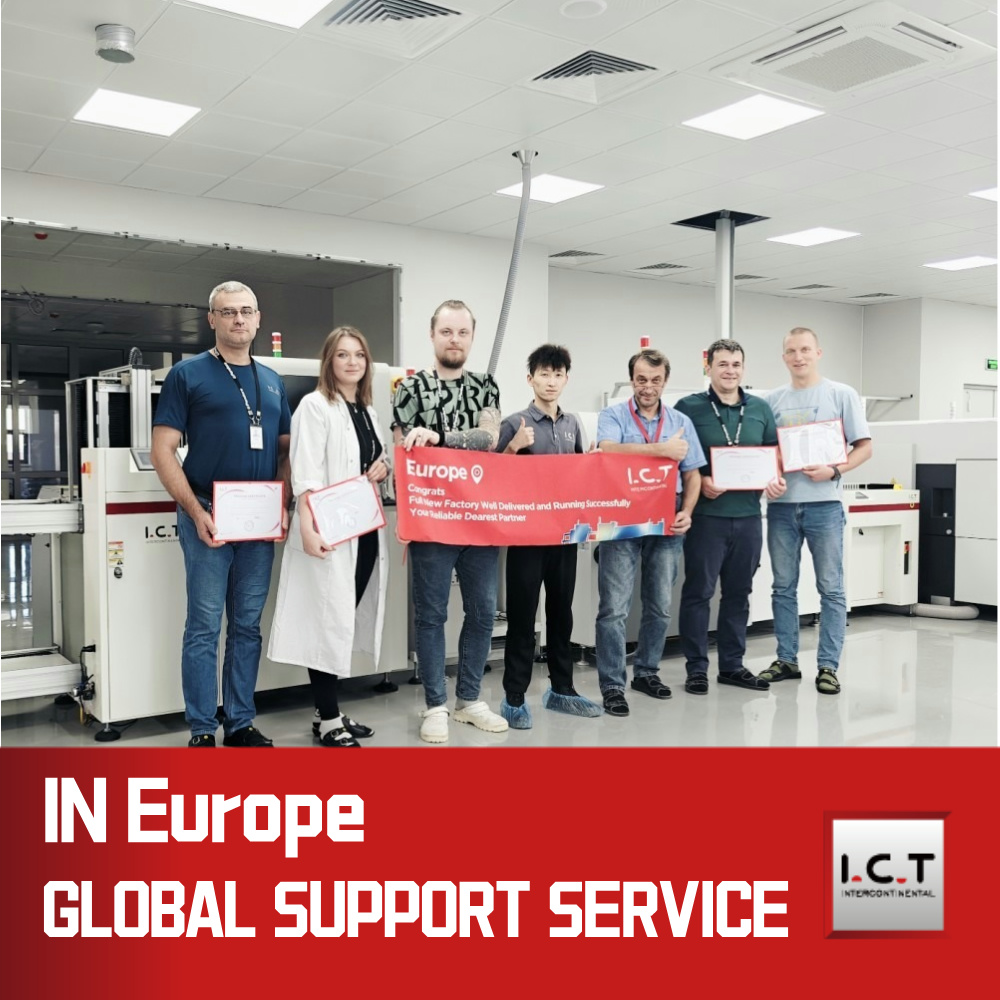 I.C.T | Stampante stencil SMD da tavolo Scegli e posiziona il forno a riflusso per la stampa SMT PCB