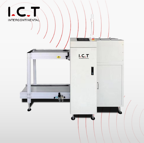 ​I.C.T AFL-M |Piegatura automatica PCB Loader nella linea SMT