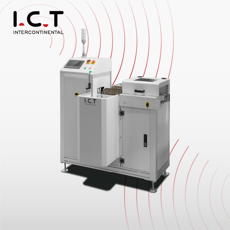 I.C.T |Scaricatore PCB avanzato SMT Loader per uno stabilimento di produzione di semiconduttori